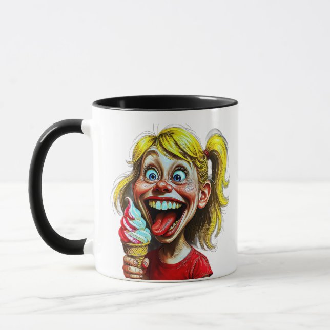 Eiscreme-Freuden-Ausbruch Tasse (Links)
