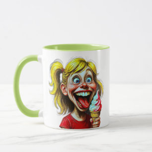 Eiscreme-Freuden-Ausbruch Tasse
