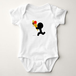Eiscreme für Baby-Strichmännchen Baby Strampler