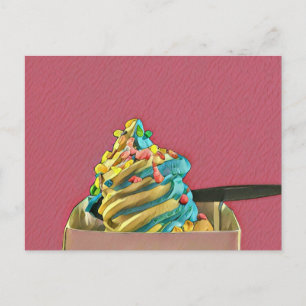 Eiscreme für Kinder Postkarte