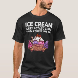 Eiscreme für Männer Eiscreme Feinschmecker T-Shirt