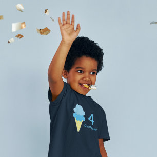 Eiscreme-Geburtstag T-Shirt