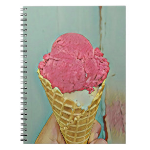 Eiscreme Geburtstagsgeschenk Notizblock