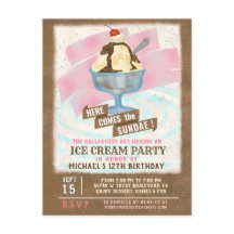 Eiscreme-Geburtstagsparty | Hier kommt der Sundae