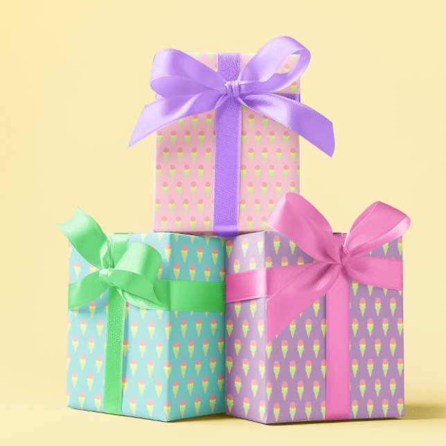 Eiscreme Geschenkpapier Set (Von Creator hochgeladen)