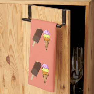Eiscreme Geschirrtuch
