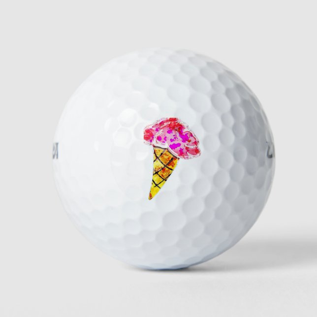 Eiscreme Golfball (Vorderseite)