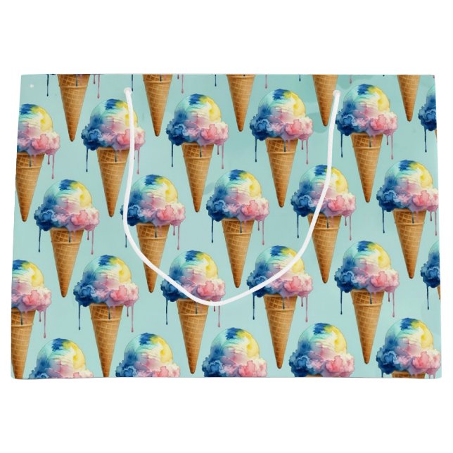 Eiscreme Große Geschenktüte (Vorderseite)