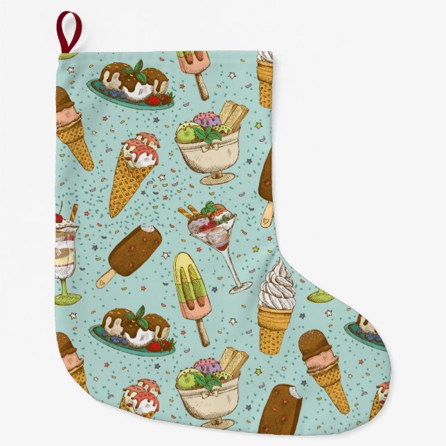 Eiscreme Großer Weihnachtsstrumpf (Vorderseite)
