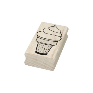 Eiscreme Gummistempel