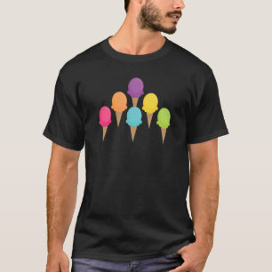 Eiscreme gute Stimmung für Männer Frauen Jugend 5 T-Shirt
