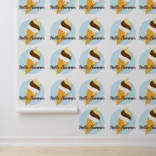 Eiscreme Hallo Tapete