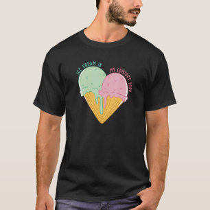 Eiscreme Herz Sommer Eisdiele Ristorante da Valent T-Shirt