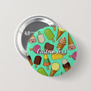 Eiscreme-Hintergrund Button