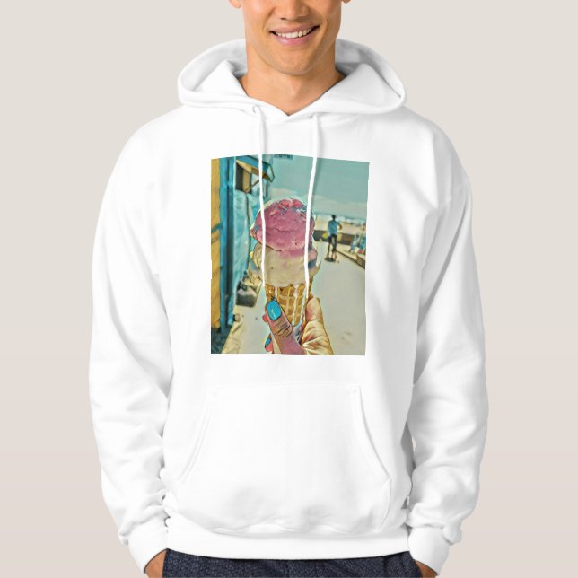 Eiscreme Hoodie (Vorderseite)