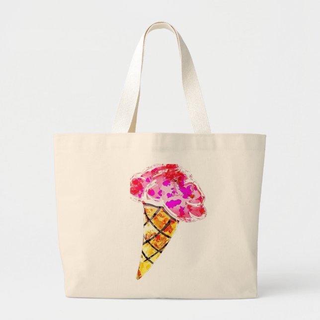 Eiscreme Jumbo Stoffbeutel (Vorne)