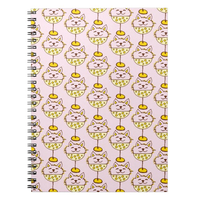 Eiscreme - Katzen II Notizblock (Vorderseite)