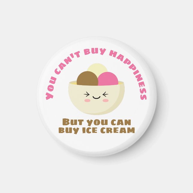 Eiscreme kaufen magnet (Vorne)