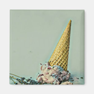 Eiscreme-Kegel für Eiscreme-Liebhaber Magnet