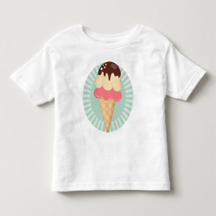 Eiscreme-Kegel - niedliches Kleinkind T-shirt