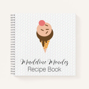 Eiscreme-Kegel-Spritzel Kinder Notizbuch