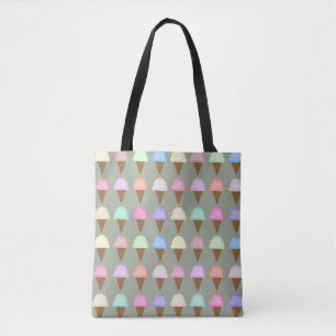 Eiscreme-Kegel-Taschen-Taschen-helles buntes