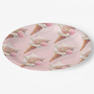 Eiscreme Kitty - Rosy & Dreamy Pappteller