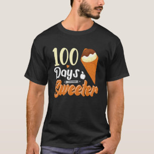 Eiscreme-Kone 100 Tage Schullehrer Mädchen B T-Shirt