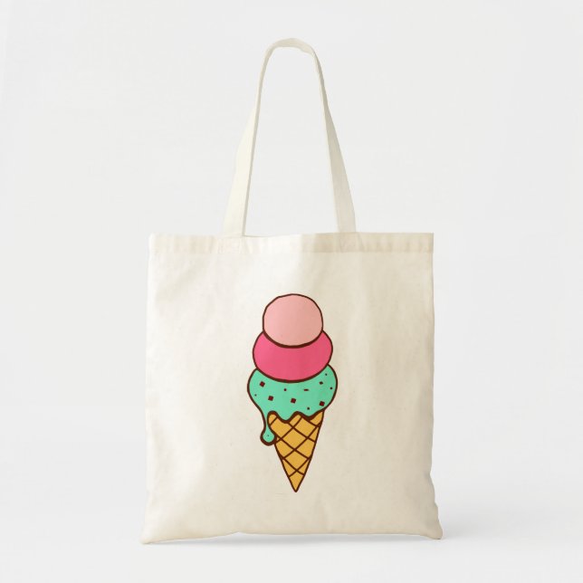 Eiscreme-Kone-Bag Tragetasche (Vorne)