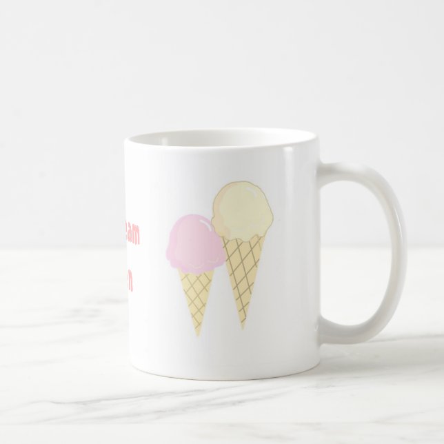 Eiscreme-Königin Kaffeetasse (Rechts)