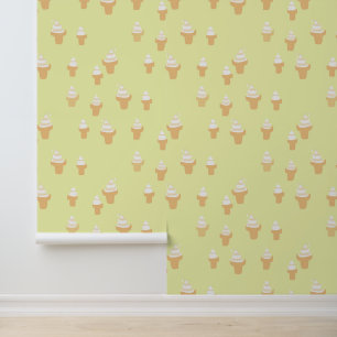 Eiscreme-Kronmuster Tapete