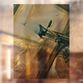 Eiscreme-Kuchen Fensteraufkleber