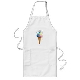 Eiscreme Lange Schürze