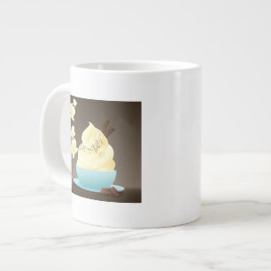 Eiscreme-Leckerei Jumbo-Tasse