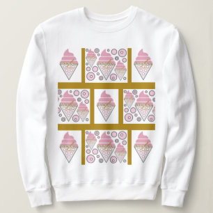 Eiscreme-Legierung in Karamelll Sweatshirt
