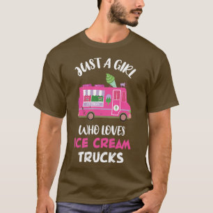 Eiscreme-Lkw-Fahrer nur ein Mädchen, das Ice C Lie T-Shirt