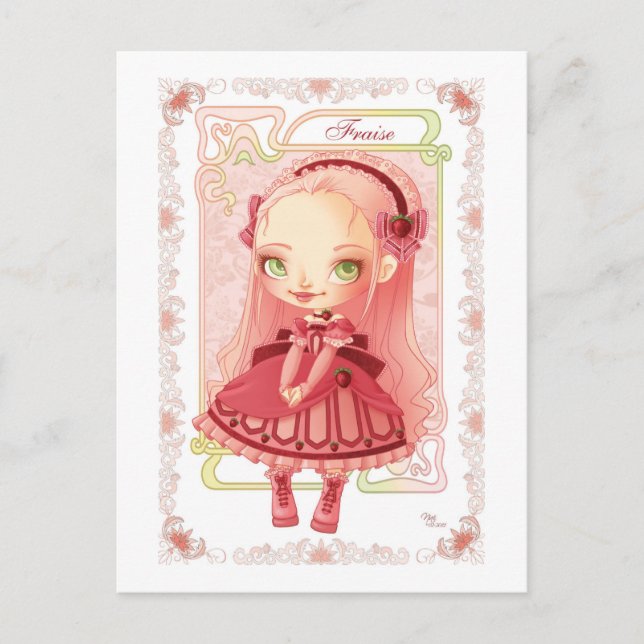 Eiscreme Lolita Postkarte (Vorderseite)