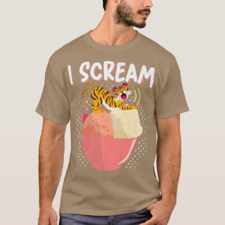 Eiscreme Lover Sommer Candy Cone Kawaii I Scream9 T-Shirt