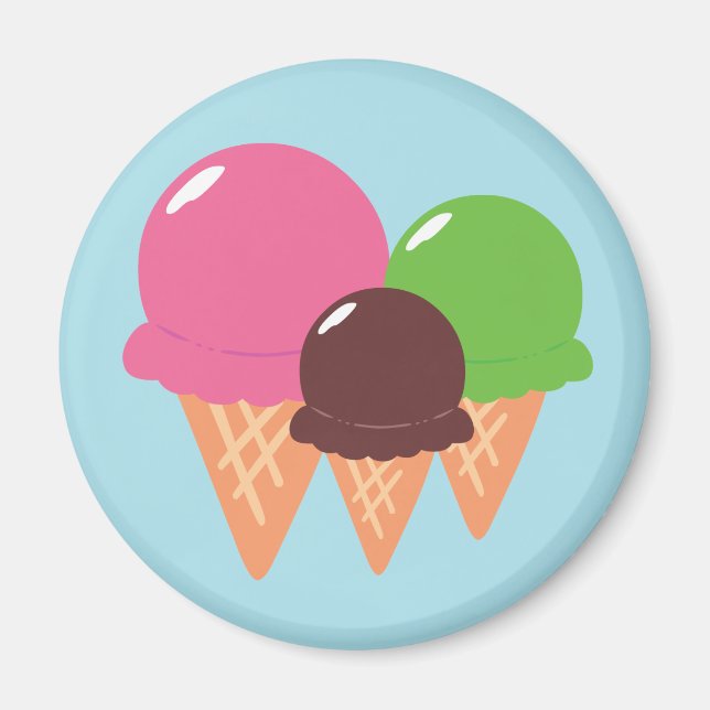 Eiscreme Magnet (Vorne)