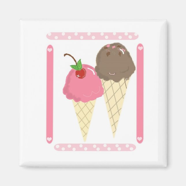 Eiscreme Magnet (Vorne)