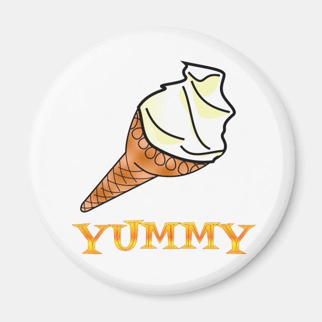 Eiscreme Magnet (Vorne)