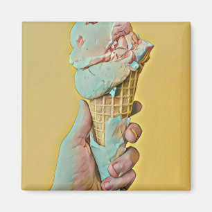 Eiscreme Magnet