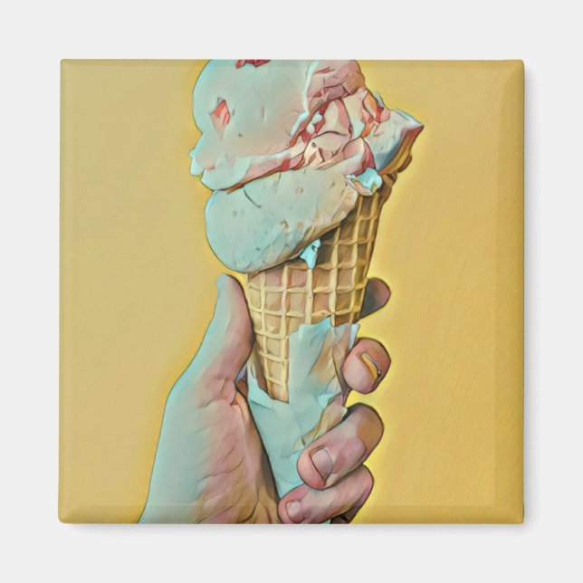 Eiscreme Magnet (Vorne)