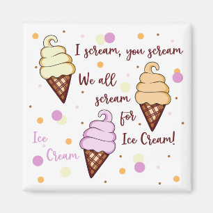 Eiscreme Magnet