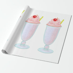 Eiscreme-Milchshake Geschenkpapier