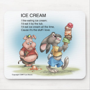 Eiscreme Mousepad