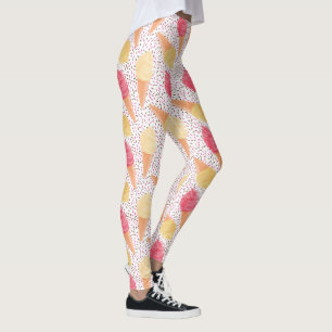 Eiscreme-Muster-Leggings Leggings