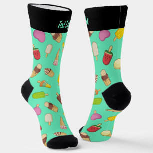Eiscreme-Muster-Socken Socken