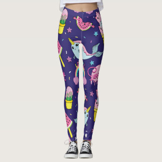 Eiscreme: Niedlich nahtlos Leggings
