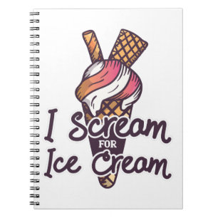 Eiscreme Notizblock